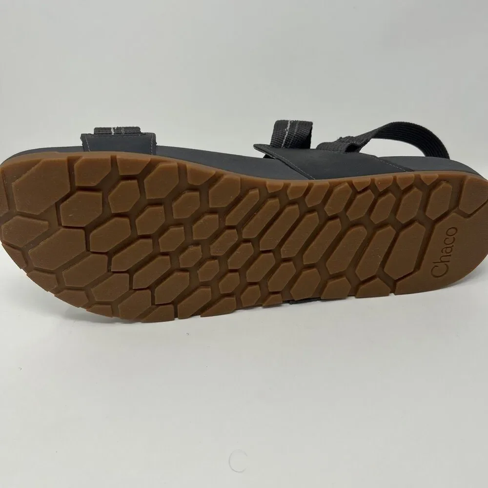 Chaco Sandals Shoes Mens Size 12 Gray Strappy Adjustable Slip On Outdoor Casual